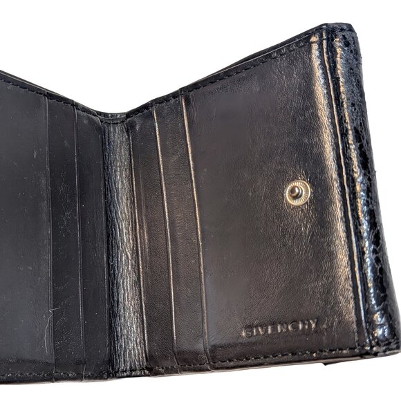 Givenchy Black Logo Star Tri-fold Wallet - Picture 7 of 7